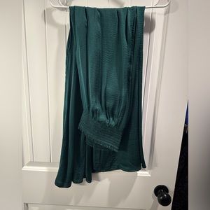 Emerald green loose stretchy pants